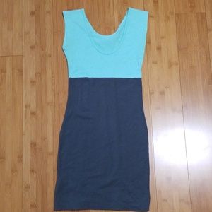 American Apparel 2 tone bodycon dress